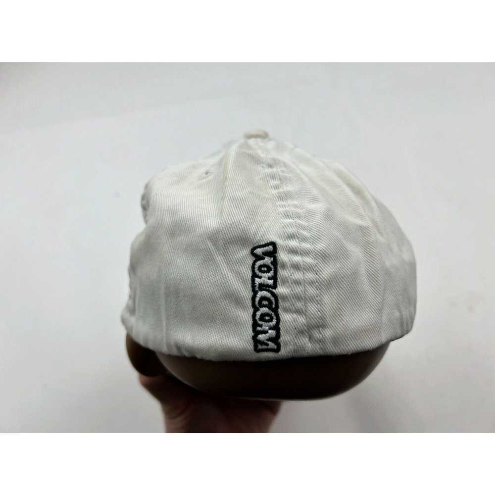 Volcom Volcom Hat Cap FlexFit White Black Embroid… - image 2