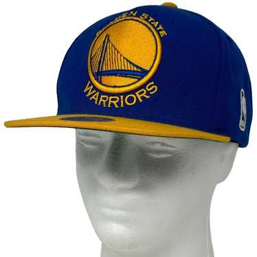 Mitchell & Ness Golden State Warriors Hat Blue Ye… - image 1