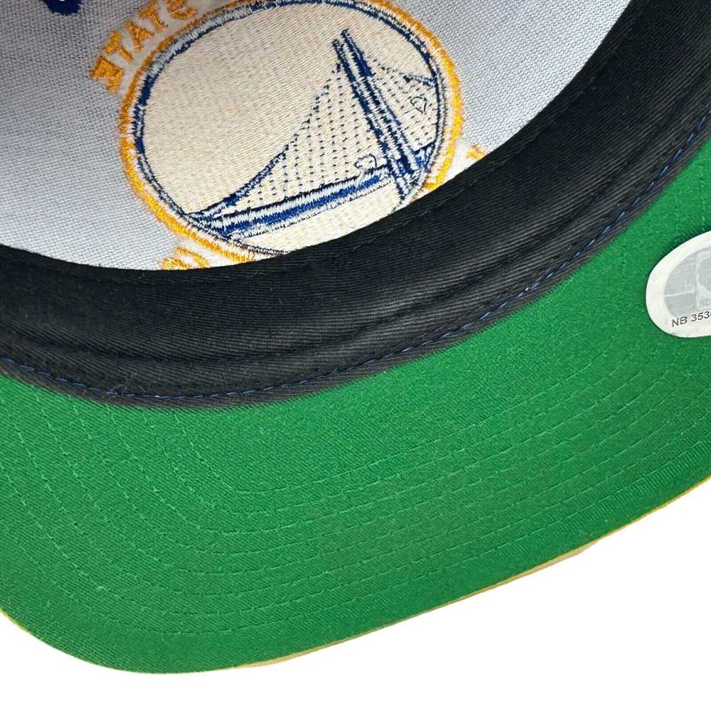Mitchell & Ness Golden State Warriors Hat Blue Ye… - image 5