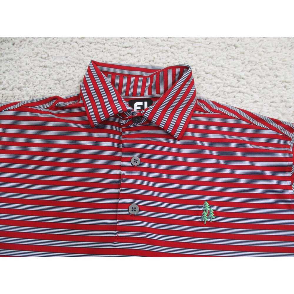 Footjoy FootJoy Shirt Mens Small Red Polo Whisper… - image 3
