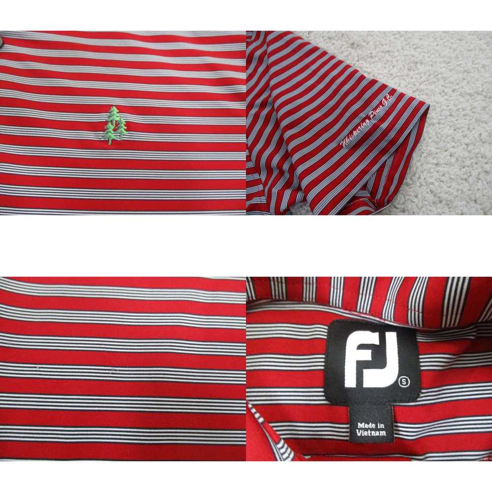 Footjoy FootJoy Shirt Mens Small Red Polo Whisper… - image 4