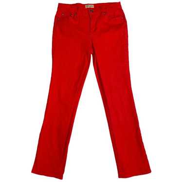 Earl Jean - Women’s Red Denim Straight Leg Jeans … - image 1