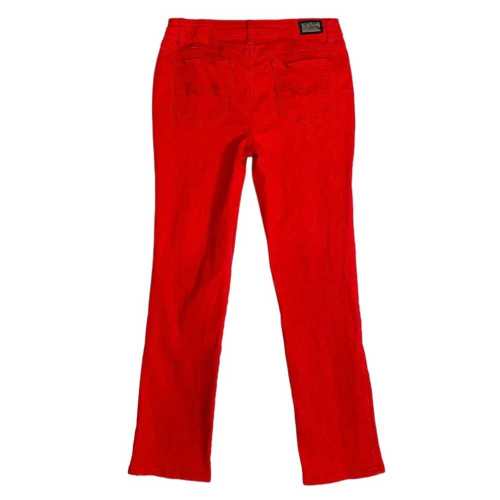 Earl Jean - Women’s Red Denim Straight Leg Jeans … - image 2