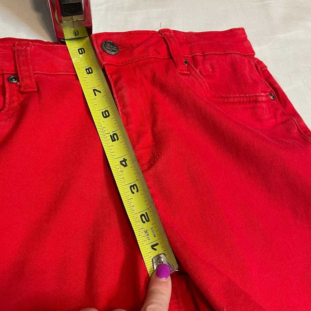 Earl Jean - Women’s Red Denim Straight Leg Jeans … - image 7