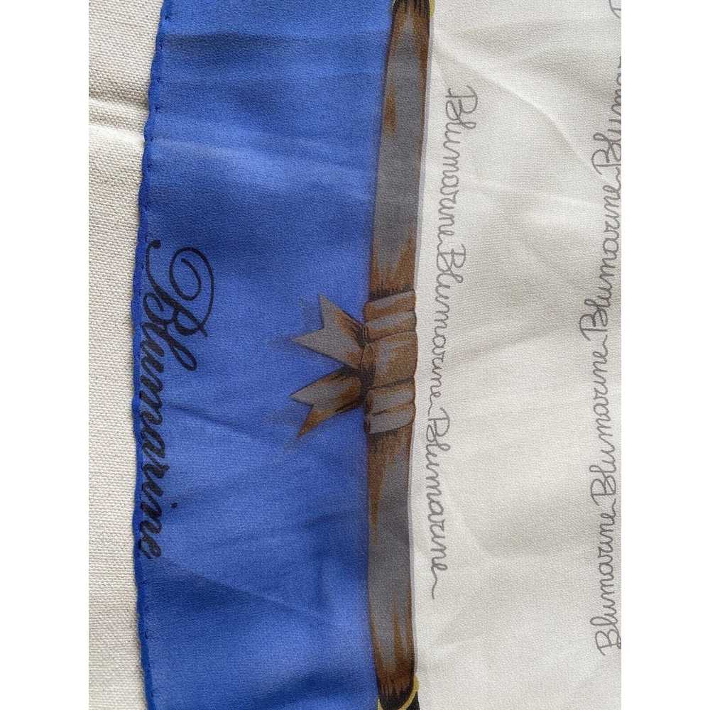 Blumarine Blumarine Vintage 100% silk scarf made … - image 4