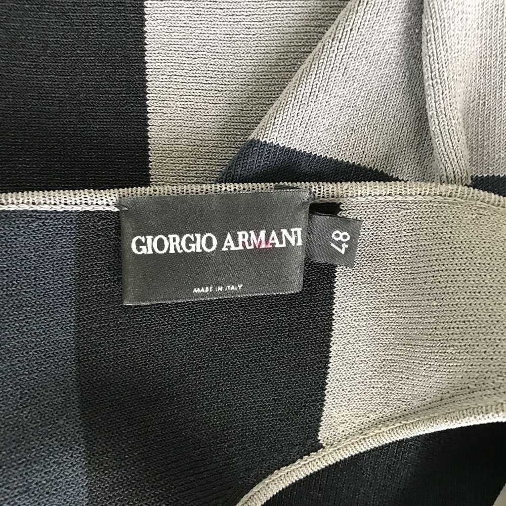 Giorgio Armani Armani Blue Black and Gray Striped… - image 3