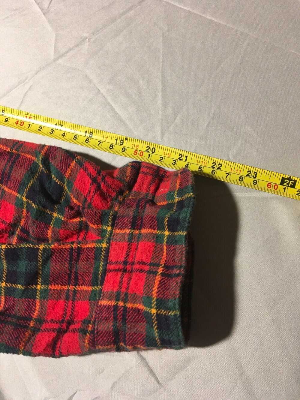 Gap Gap Size Large Flannel Shirt Red and Black Lo… - image 5