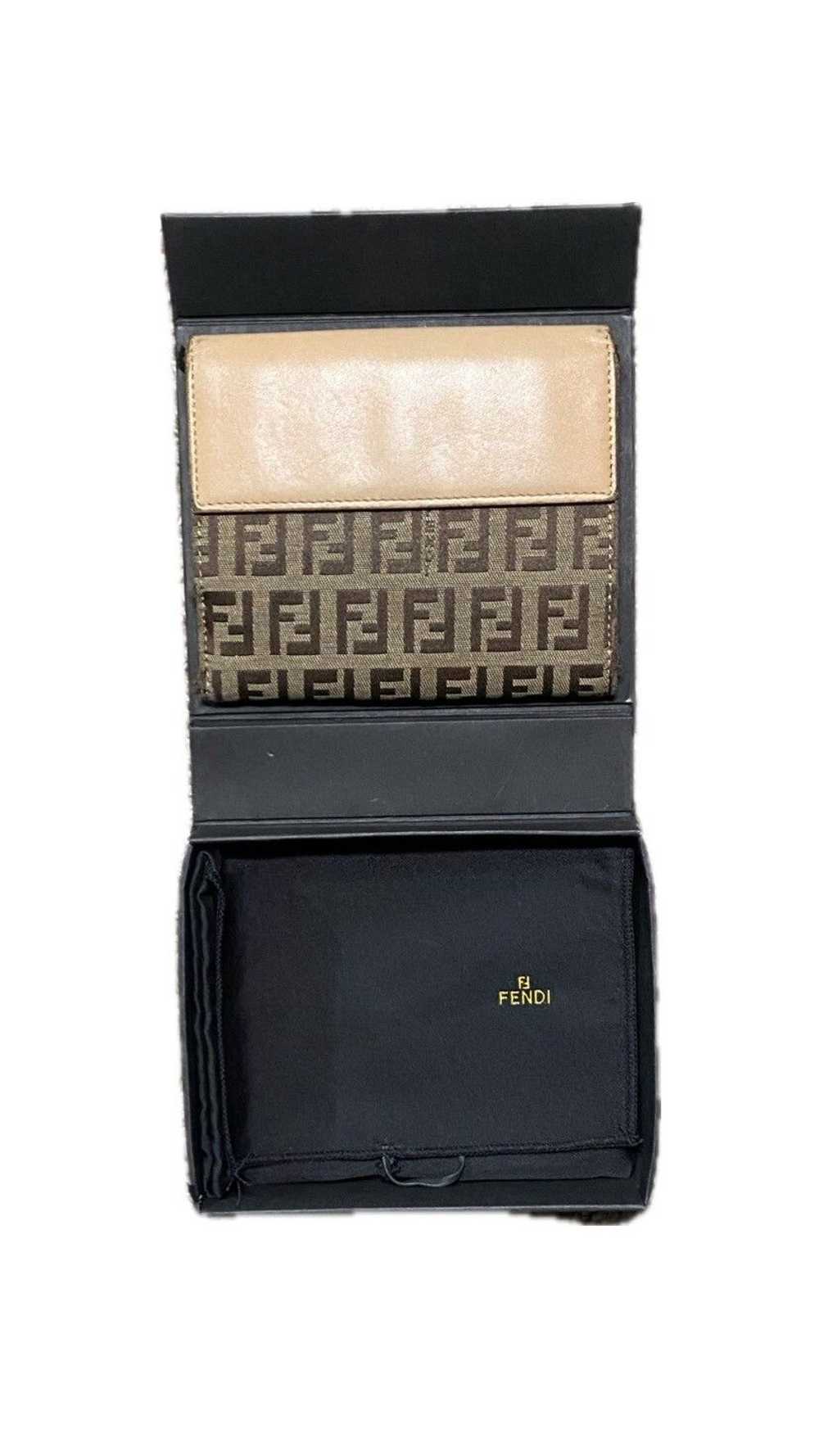 Fendi Fendi Bi- Fold Wallet Brown - image 5