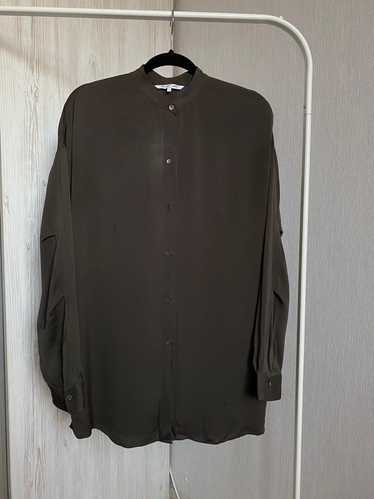 Helmut Lang Helmut lang silk button up shirt - image 1