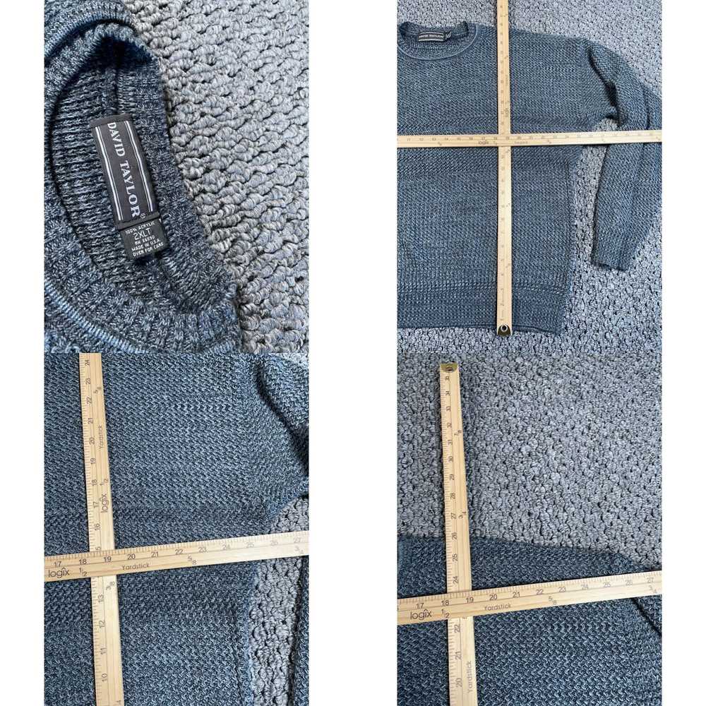 Vintage VTG 90s Chunky Knit Sweater Adult 2XL Tal… - image 4