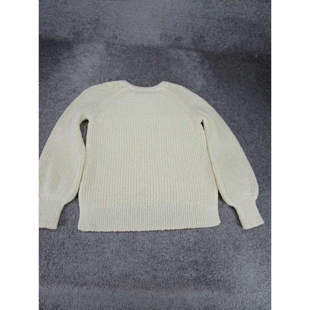 Madewell Madewell Sweater Womens Small White Cabl… - image 3