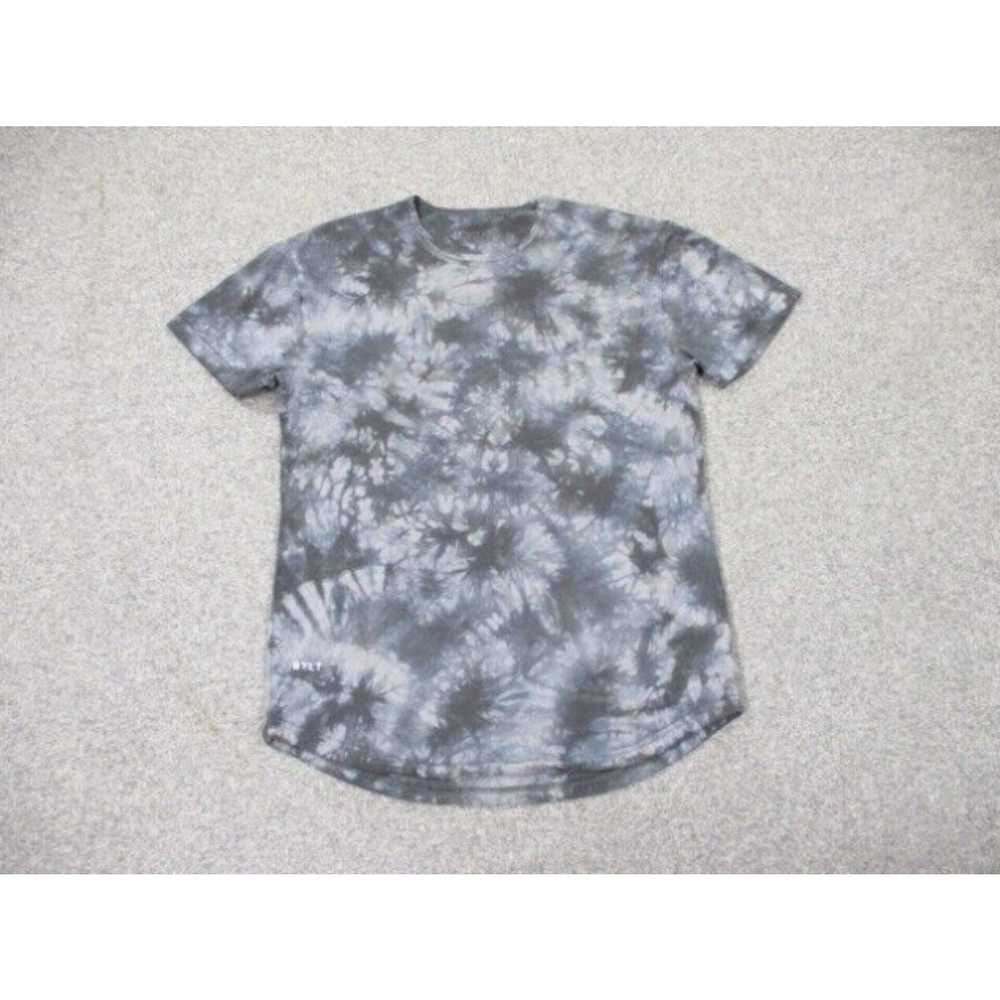 Vintage Bylt Shirt Mens Medium Grey Black Tye Dye… - image 1