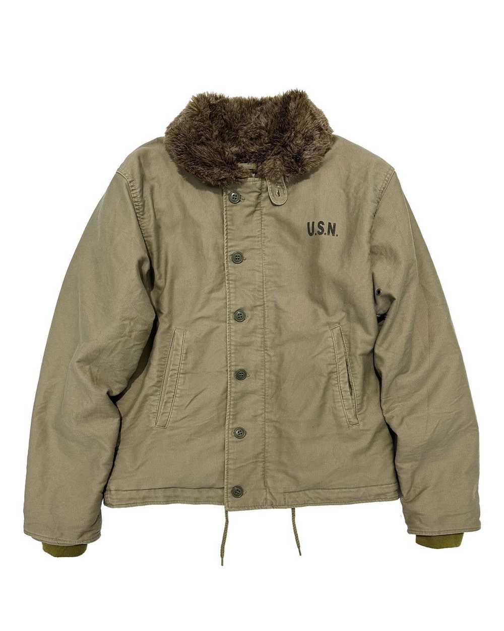 Military × Usn × Vintage Military USN N1 Deck Jacket - Gem