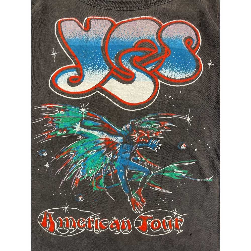 Vintage 1978 70s Yes American Tour T Shirt Dragon… - image 3