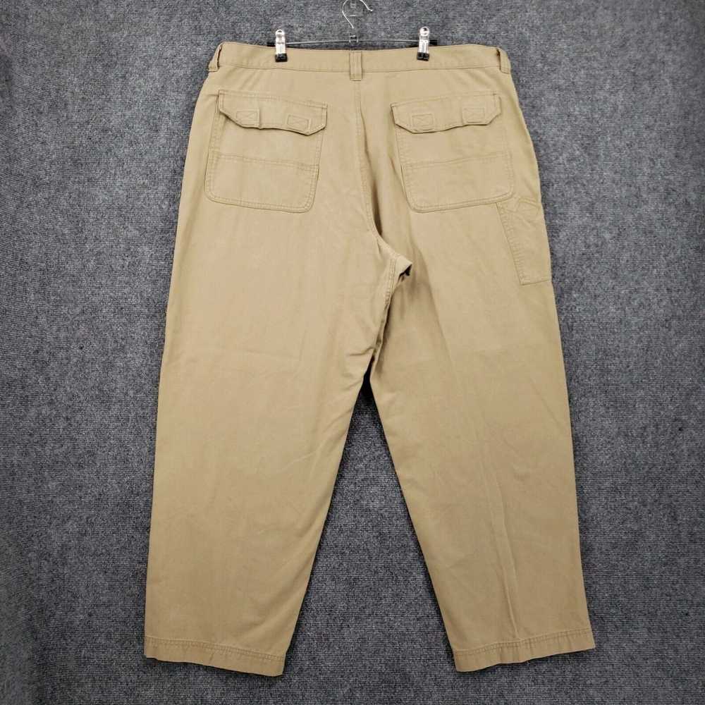 Vintage REI Cargo Pants Mens 42x30 Beige Safari B… - image 2