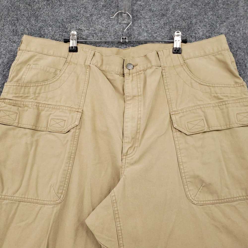Vintage REI Cargo Pants Mens 42x30 Beige Safari B… - image 3