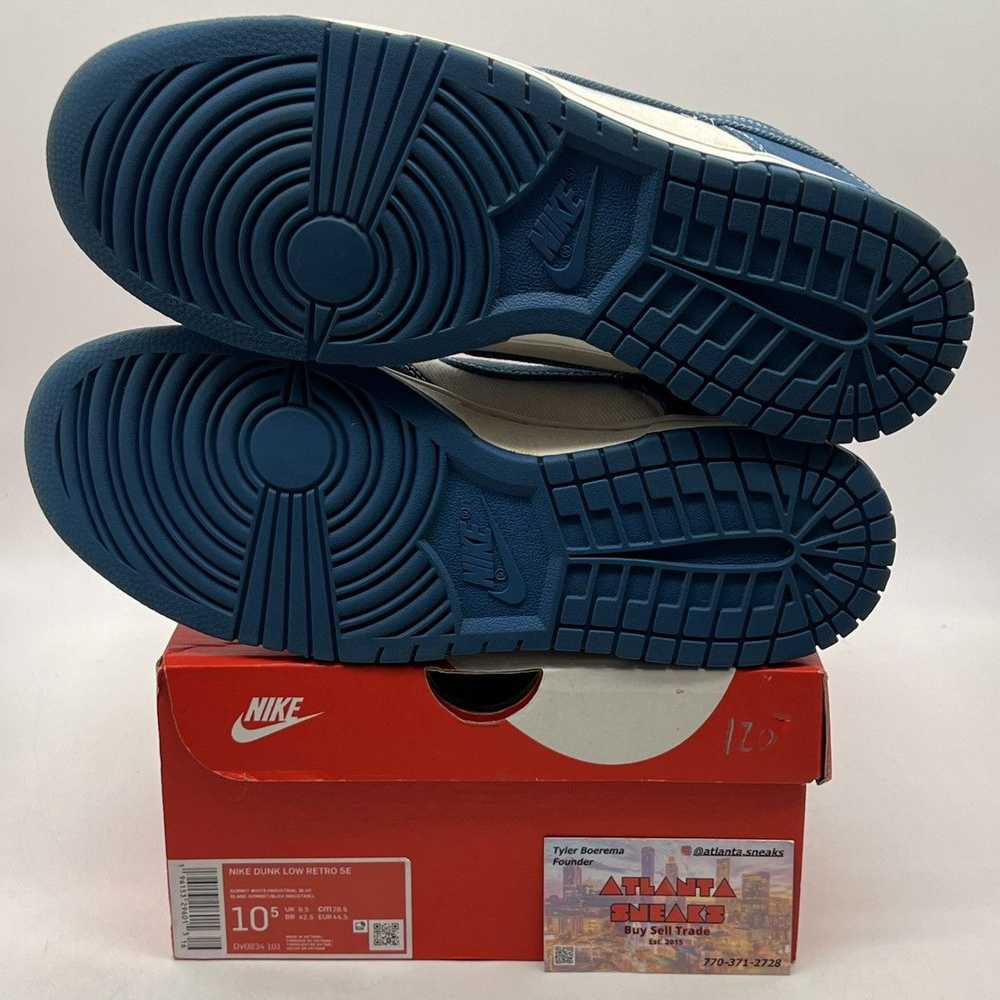 Nike Nike dunk low Sashiko industrial blue - image 9