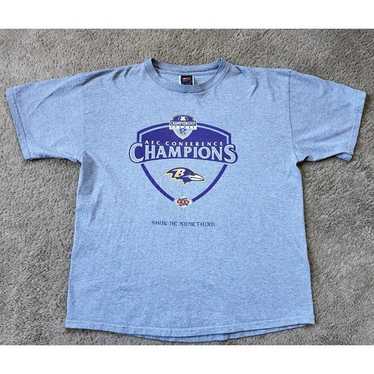 Vintage Baltimore Ravens Shirt Mens Large AFC Conf