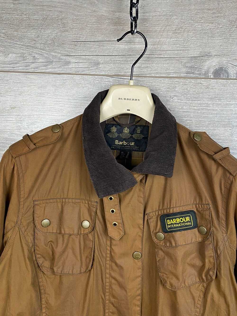 Barbour × Vintage × Waxed Barbour International w… - image 5