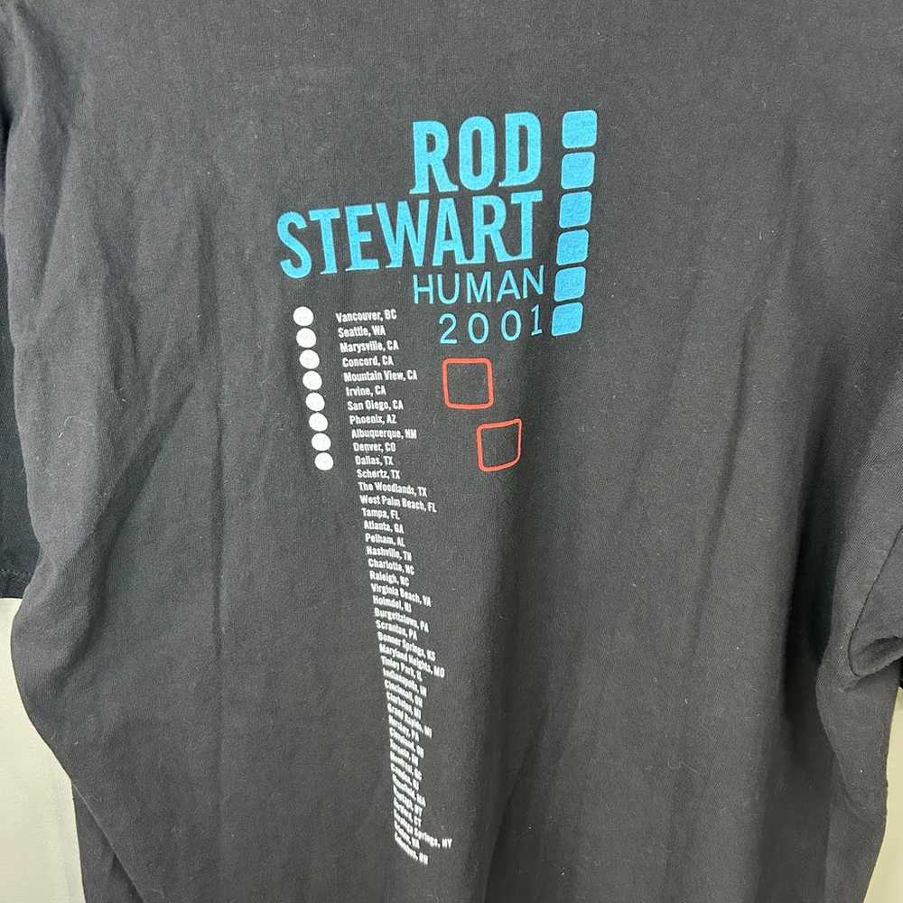 Vintage Y2K 2001 Rod Stewart Human Double Sided C… - image 5