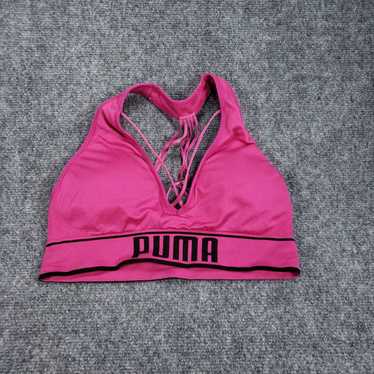 Puma Puma Sports Bra Women M Medium Pink Padded S… - image 1