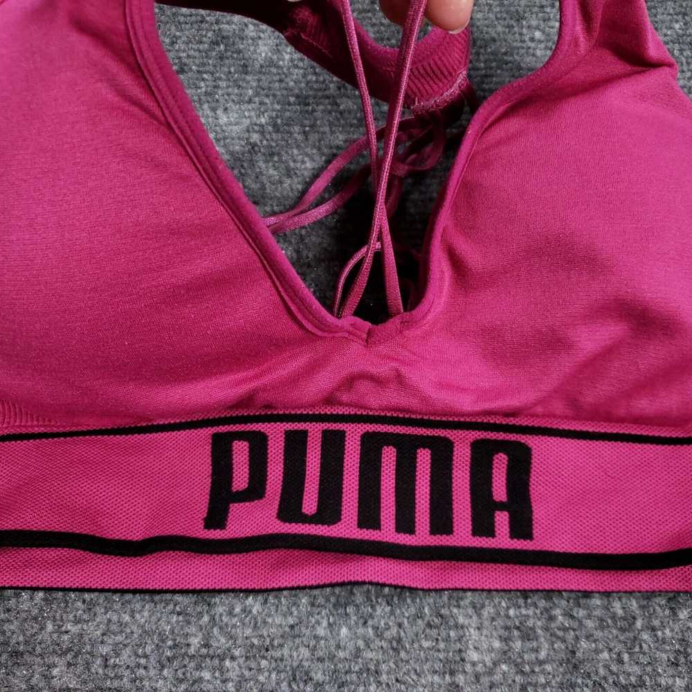 Puma Puma Sports Bra Women M Medium Pink Padded S… - image 3