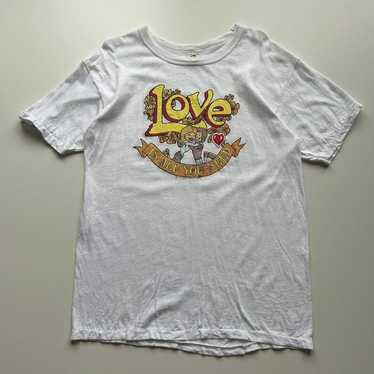 Art × Made In Usa × Vintage Vintage 70s Love Is A… - image 1