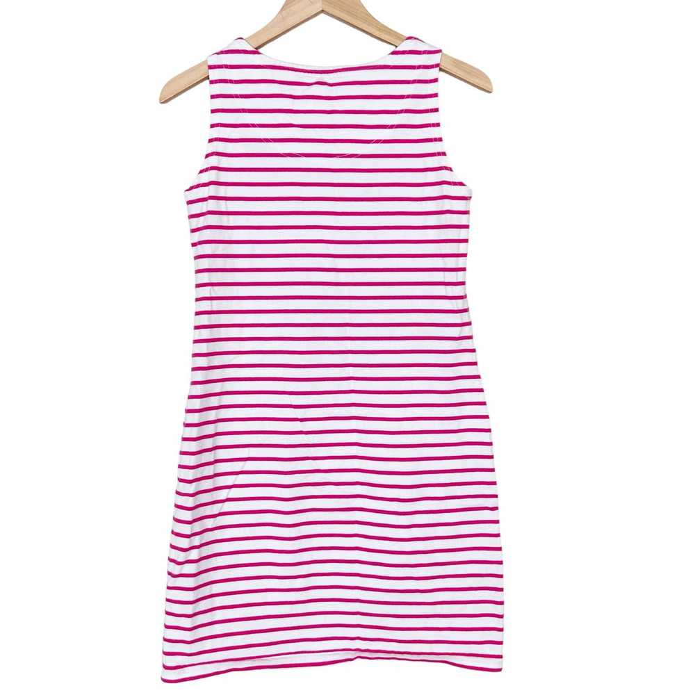 Other Joules Riva Pink White Striped Sleeveless D… - image 5
