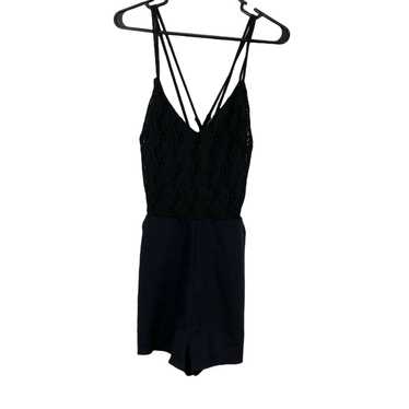 Vintage Illa Illa Womens Black Criss Cross Back V… - image 1