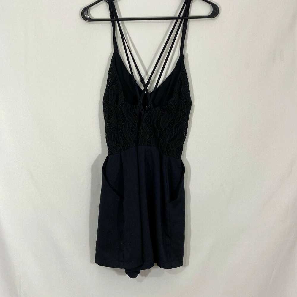 Vintage Illa Illa Womens Black Criss Cross Back V… - image 2