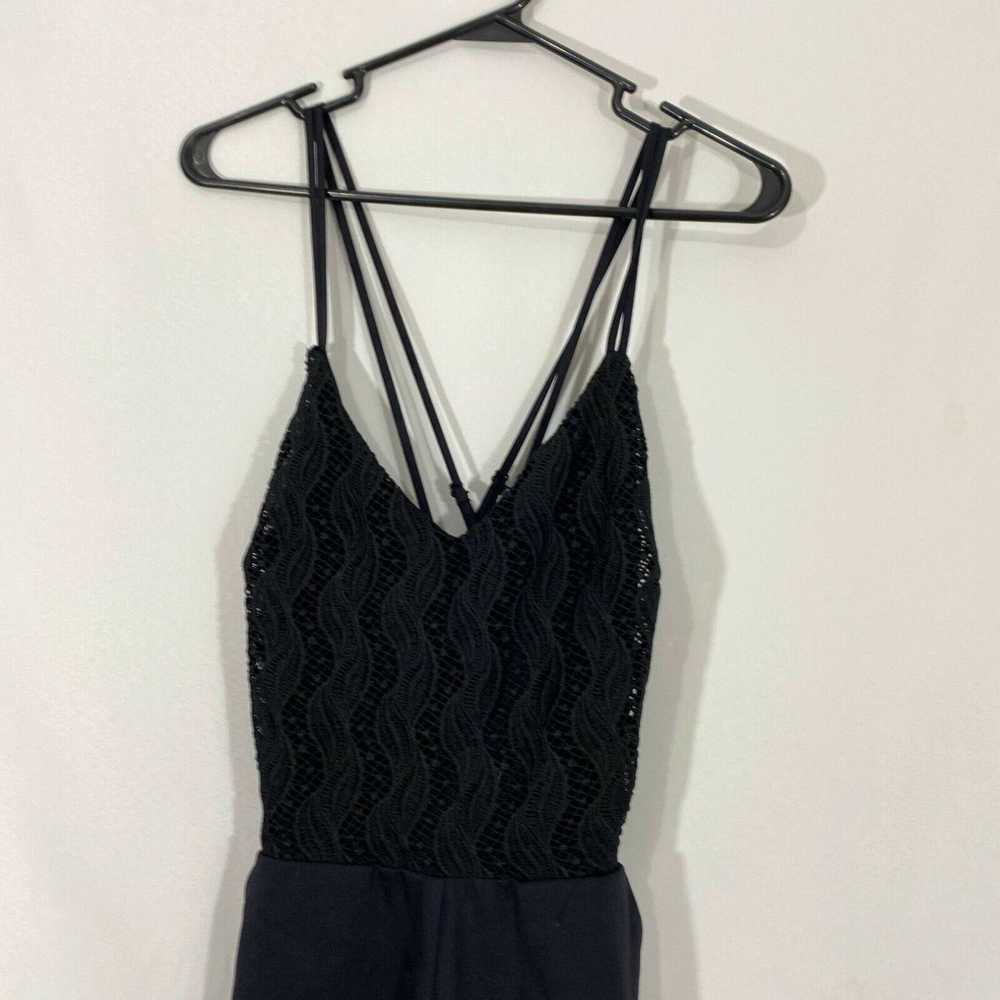 Vintage Illa Illa Womens Black Criss Cross Back V… - image 3