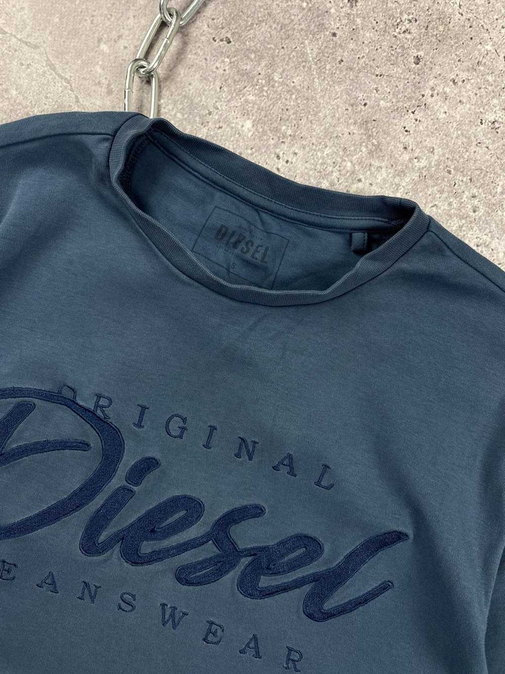 Diesel × Vintage Vintage Y2K Diesel 3D Logo Tee S… - image 4