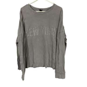 Vintage New York Wild Fable Womens Gray Round Nec… - image 1