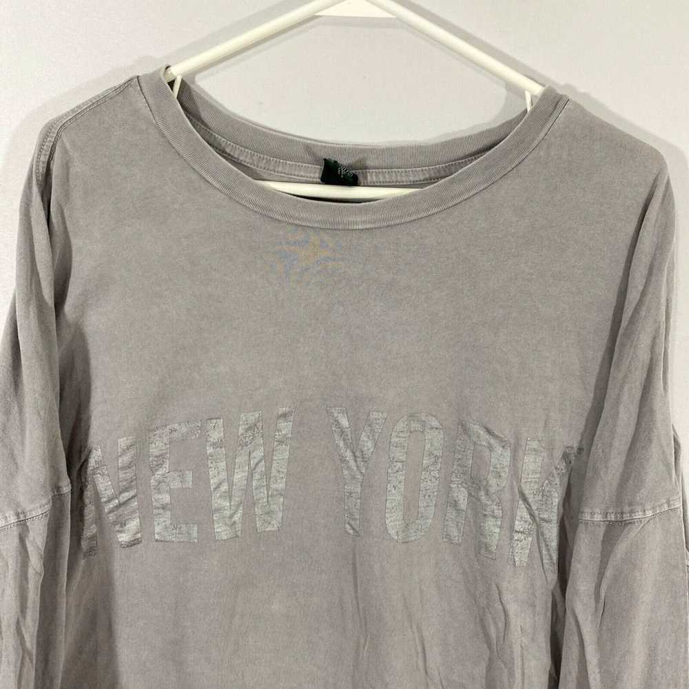 Vintage New York Wild Fable Womens Gray Round Nec… - image 3