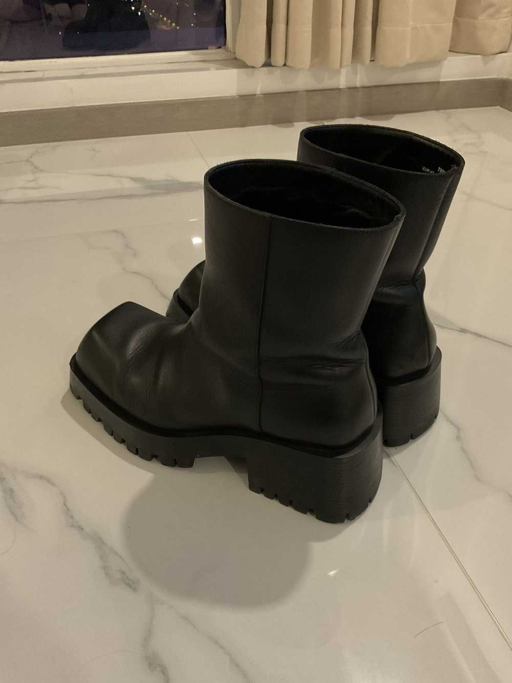 Balenciaga Balenciaga rhino trooper platform leat… - image 11