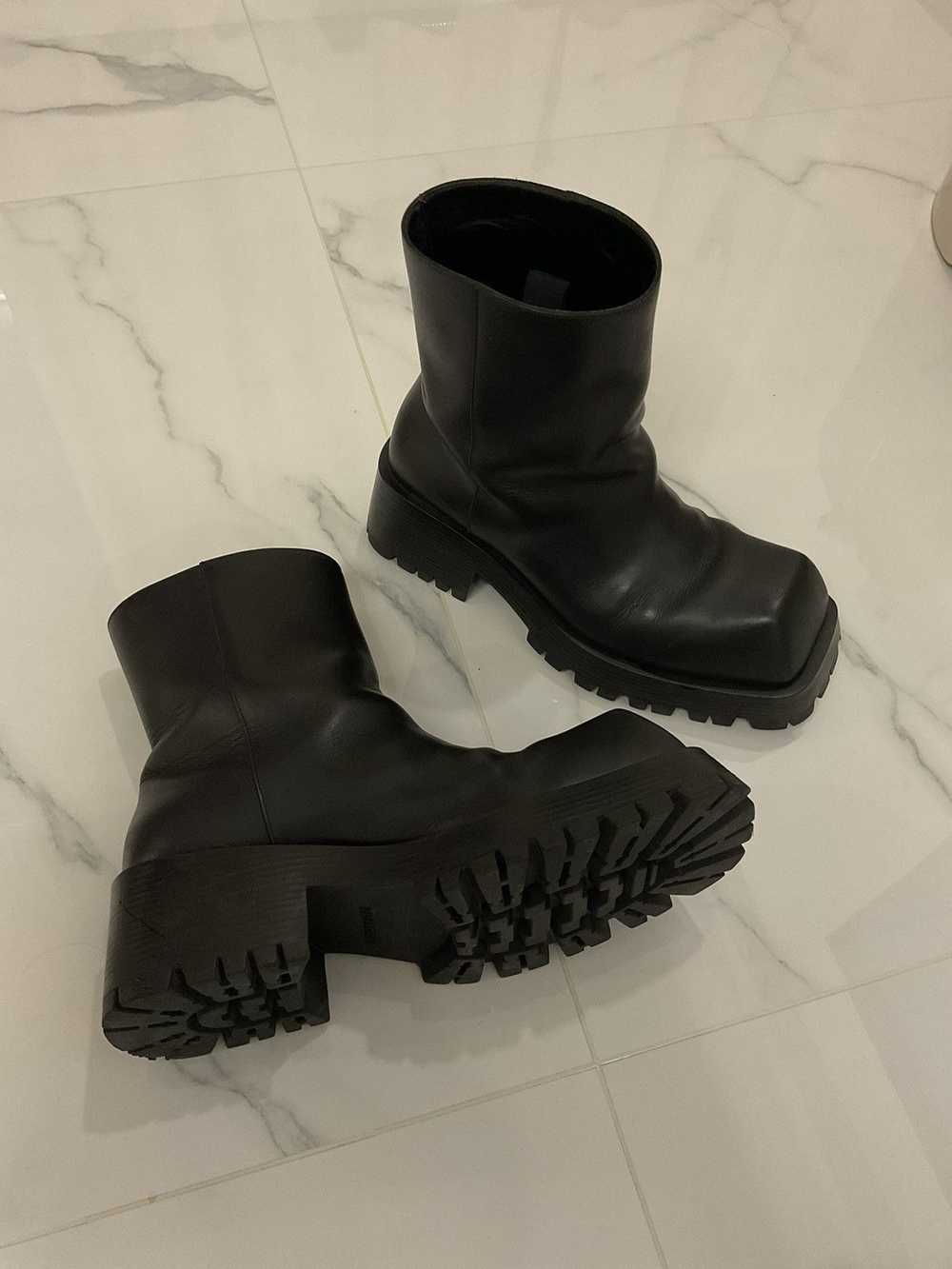 Balenciaga Balenciaga rhino trooper platform leat… - image 3