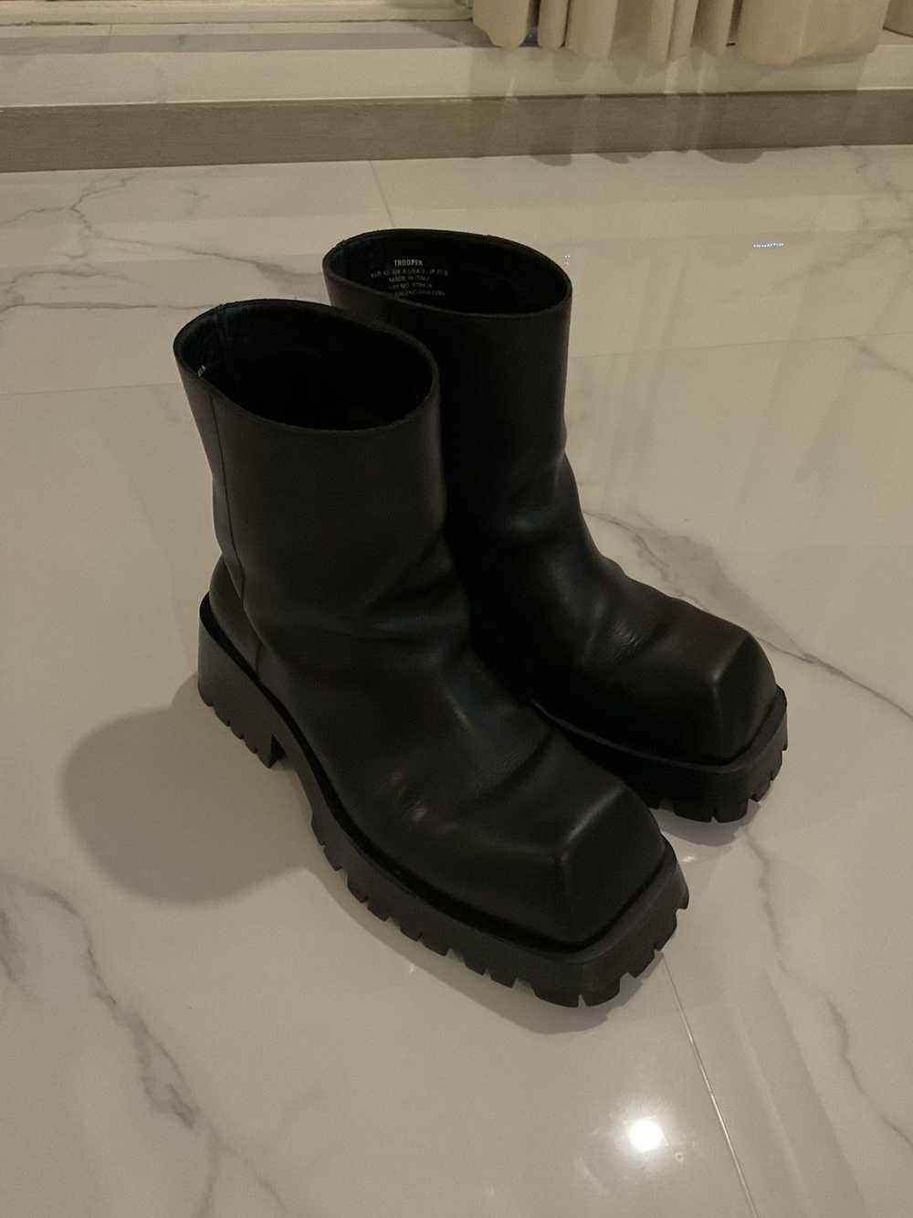 Balenciaga Balenciaga rhino trooper platform leat… - image 4