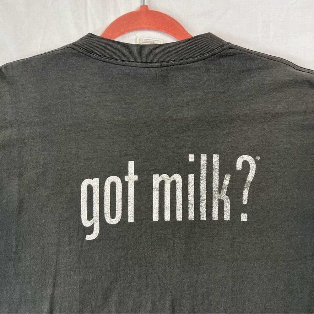 Fruit Of The Loom Vintage 90s Got Milk? Shirt Bla… - image 10