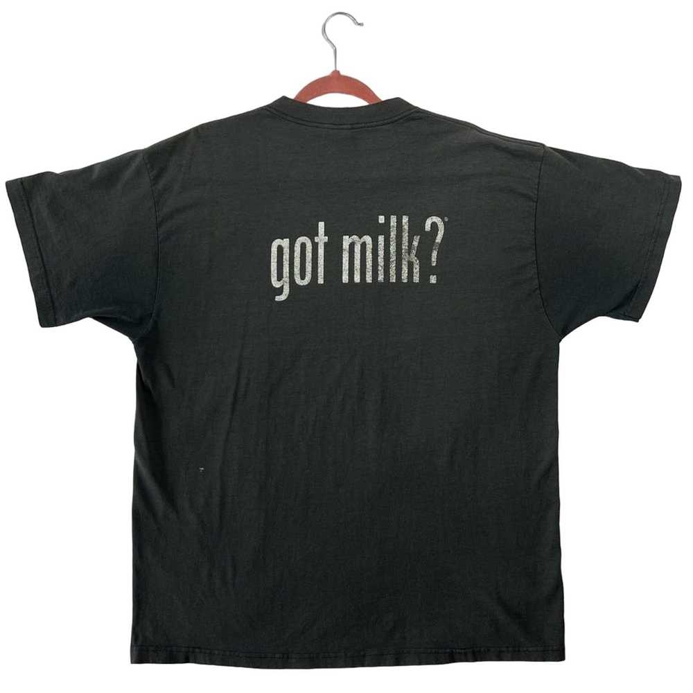 Fruit Of The Loom Vintage 90s Got Milk? Shirt Bla… - image 2