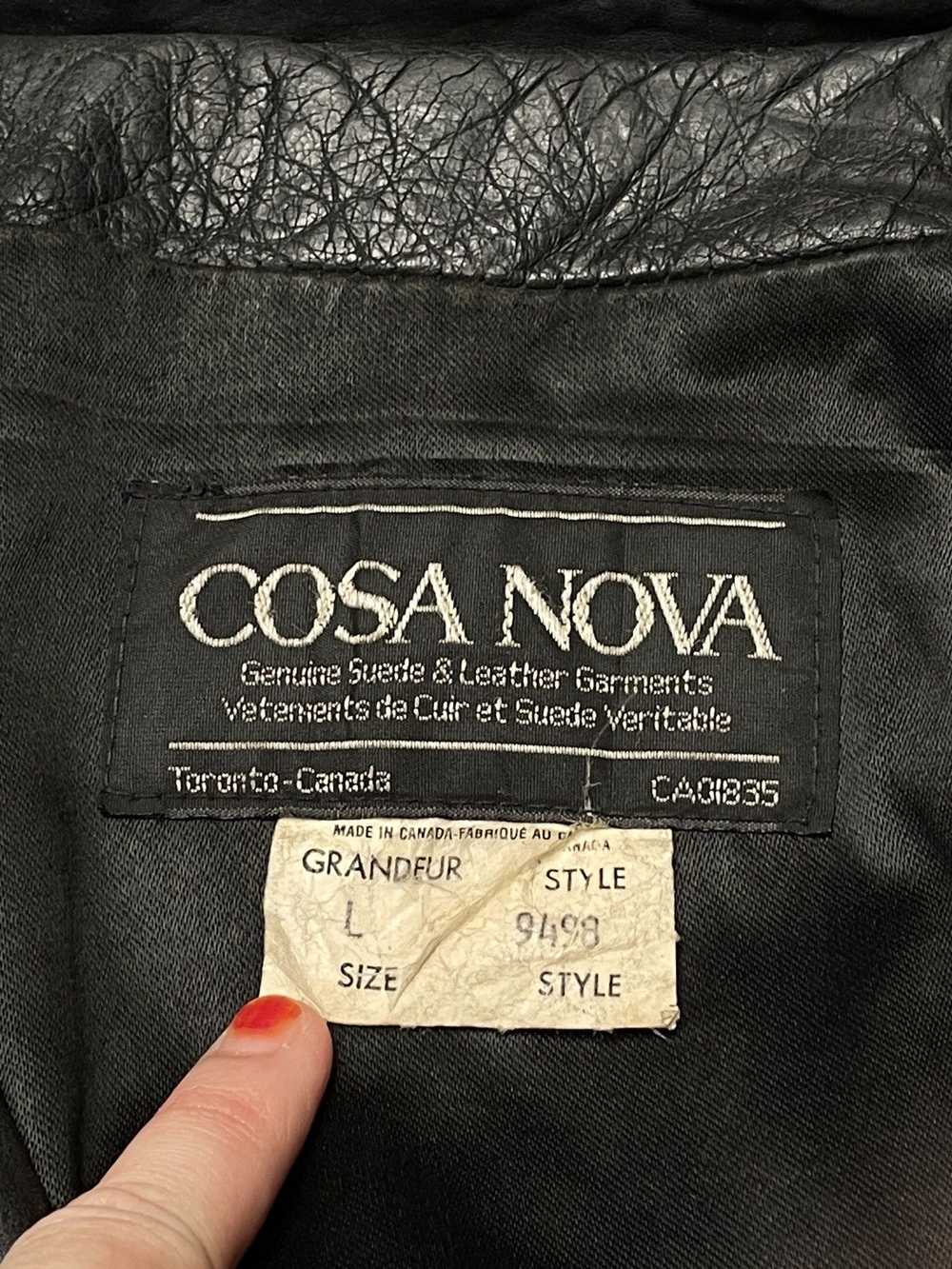 Cosa Nova × Leather Jacket × Vintage Vintage Bran… - image 11