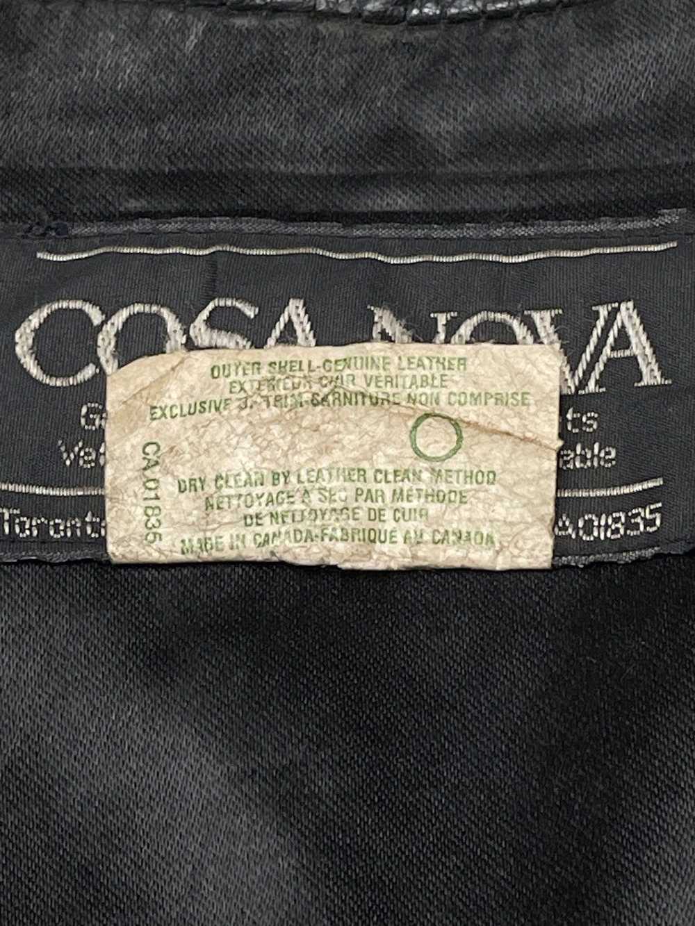 Cosa Nova × Leather Jacket × Vintage Vintage Bran… - image 12