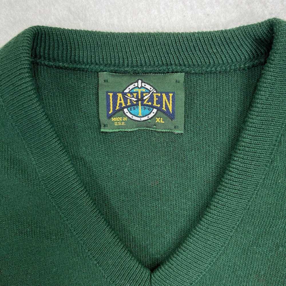 Jantzen Vintage Jantzen XL Green V Neck Pullover … - image 3
