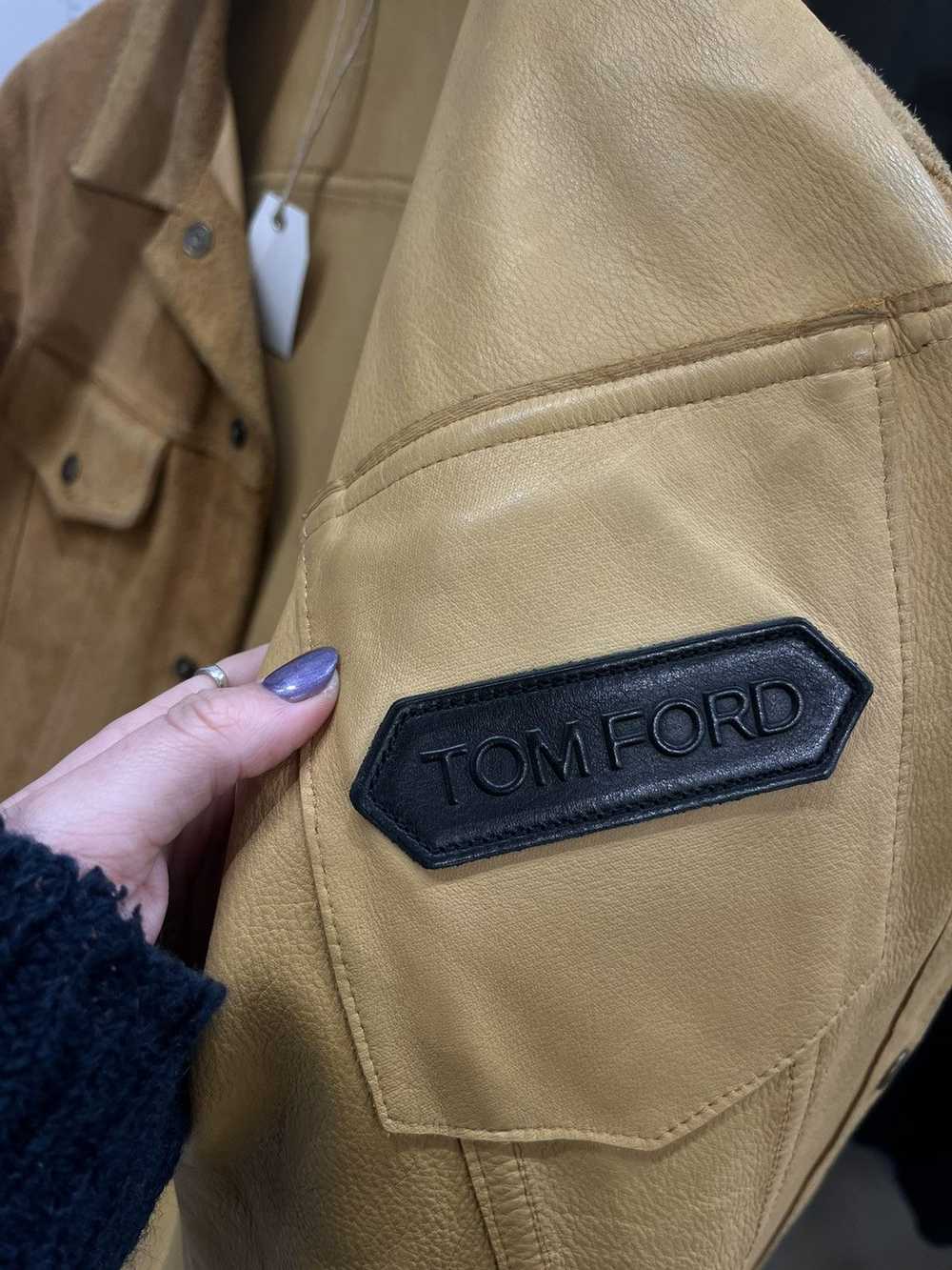 Tom Ford Tom Ford Suede Leather Jacket - image 7