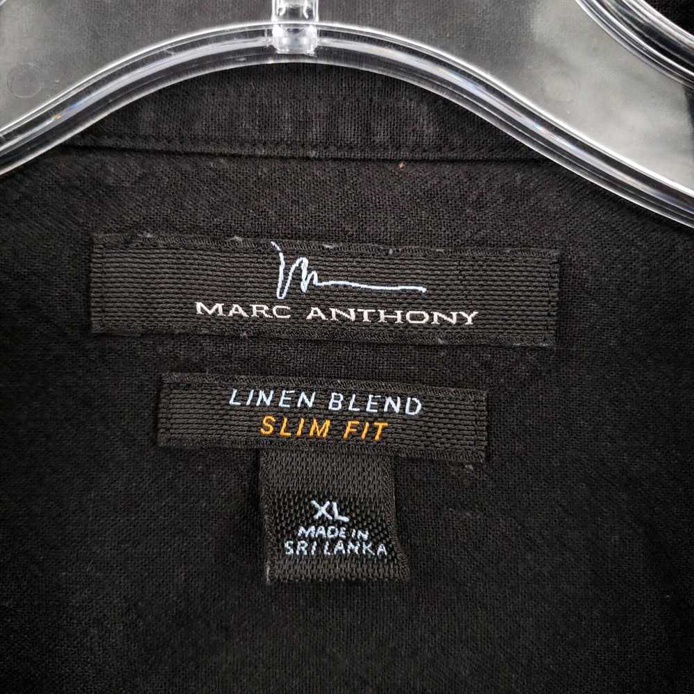 Blend Marc Anthony Shirt Mens XL Button-Up Black … - image 3