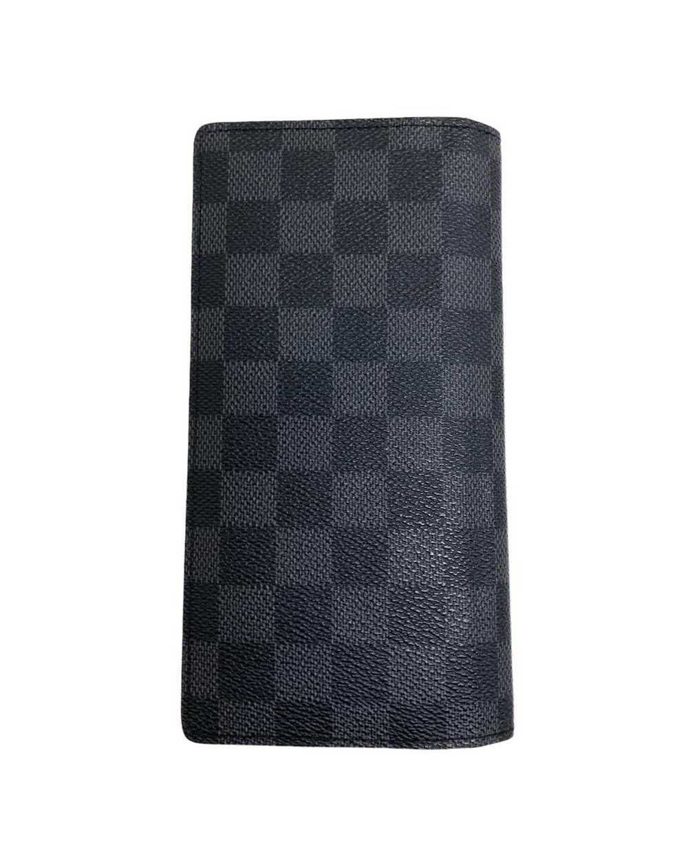 Louis Vuitton Black Canvas Wallet with Iconic Mon… - image 2