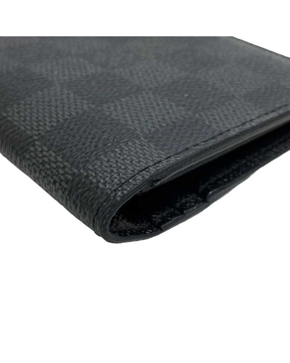 Louis Vuitton Black Canvas Wallet with Iconic Mon… - image 3
