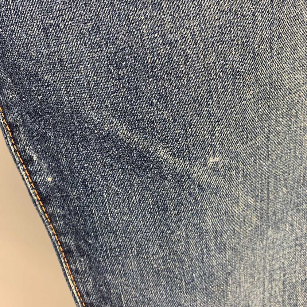 Levi's Blue Cotton Straight Five Pockets Jeans - image 4