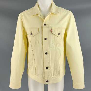 Levi's Yellow Twill Fabric Trucker Jacket - image 1
