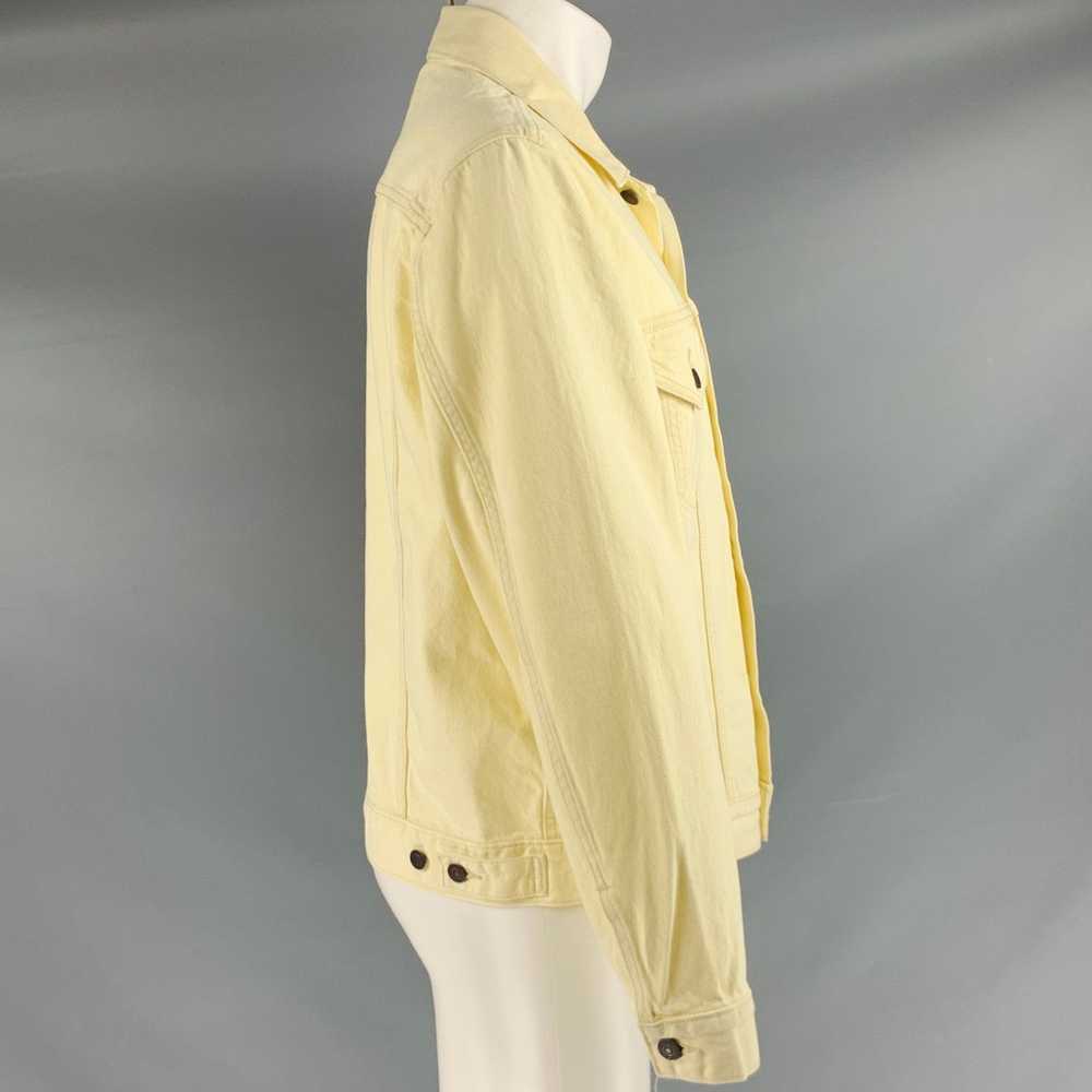 Levi's Yellow Twill Fabric Trucker Jacket - image 2