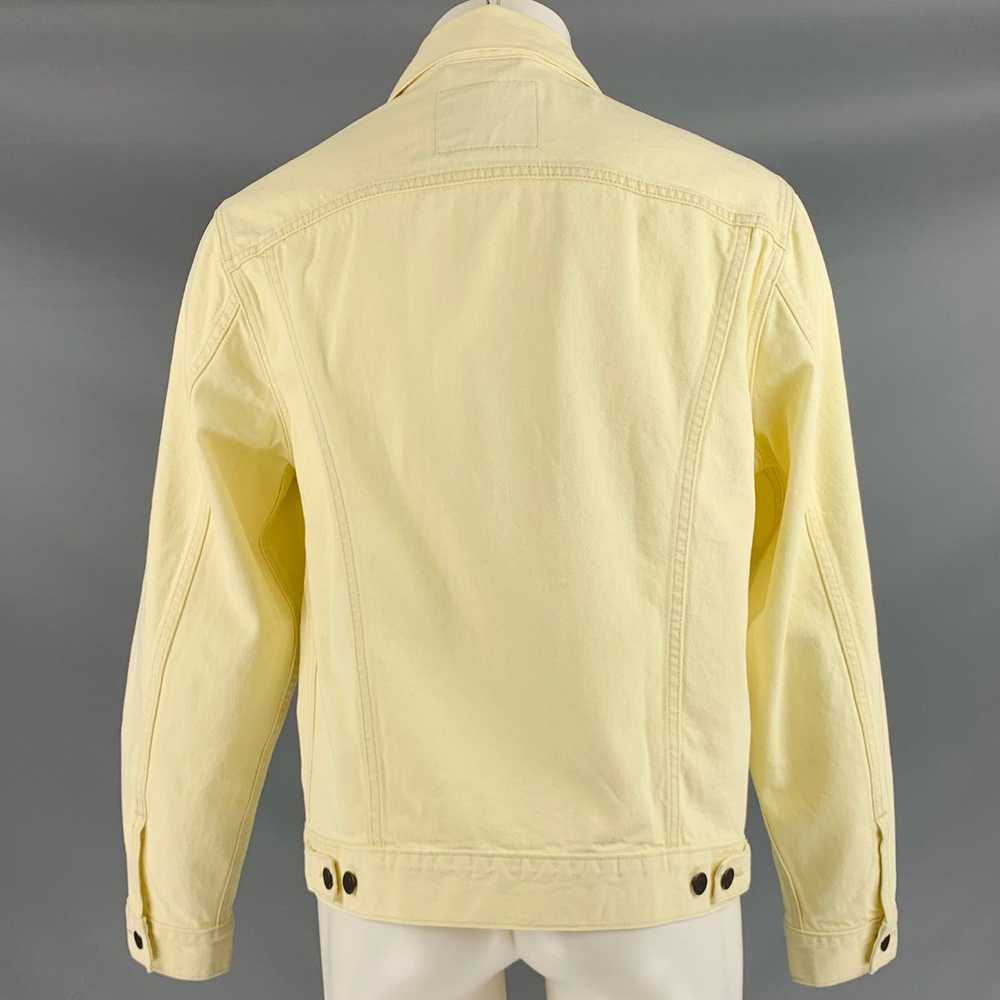 Levi's Yellow Twill Fabric Trucker Jacket - image 3